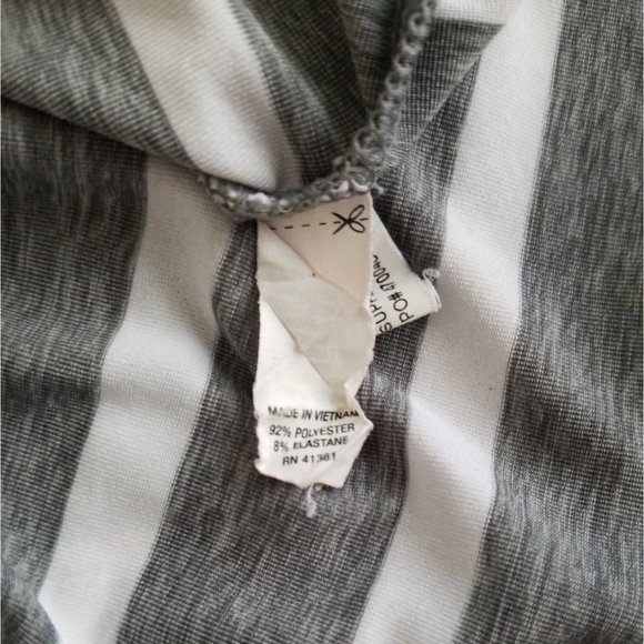 Ralph Lauren RLX Polo Shirt Performance Golf, Men's Size XL Gray White Striped - Picture 7 of 13